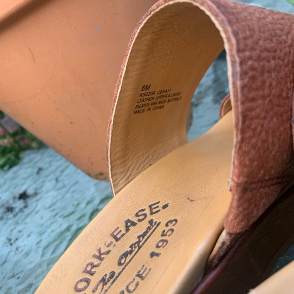 Kork-Ease platform wedge double strap sandals sz 6 - Picture 5 of 7